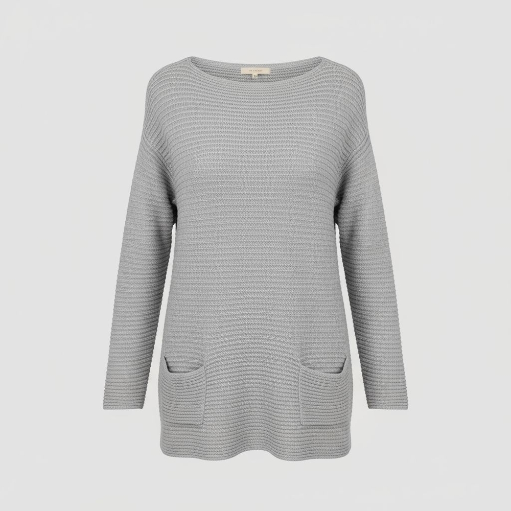 Women's Vince Camuto Grey Knit Sweater - Size Small - Picture 2 of 3